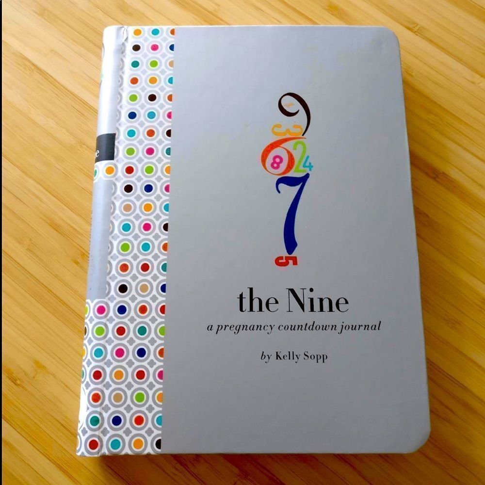 Pregnancy countdown Journal the Nine by Kelly sopp NWt health/wellness/diet book